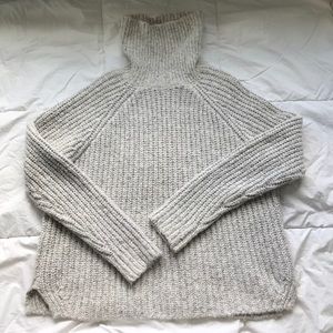 Oversized knit sweater